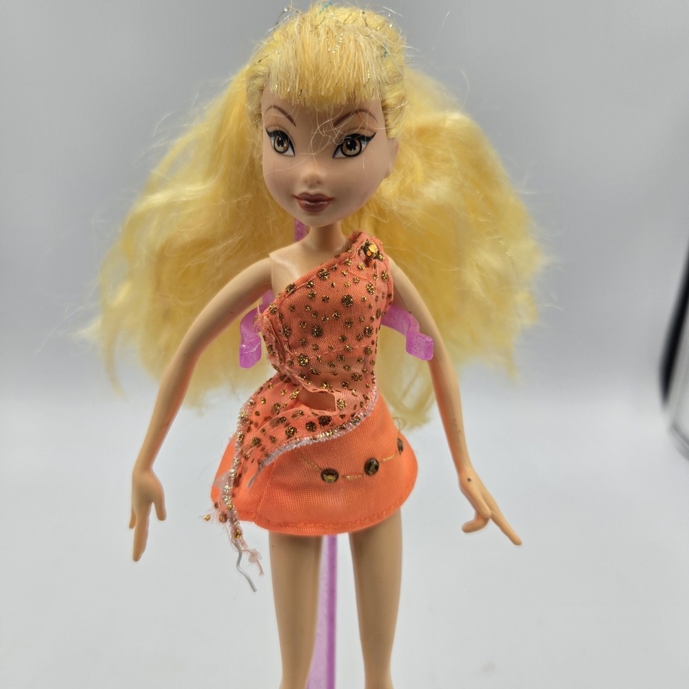 VTG Winx Club Stella Charmix Fairy‎ Doll Mattel Original 2004 Rare HTF